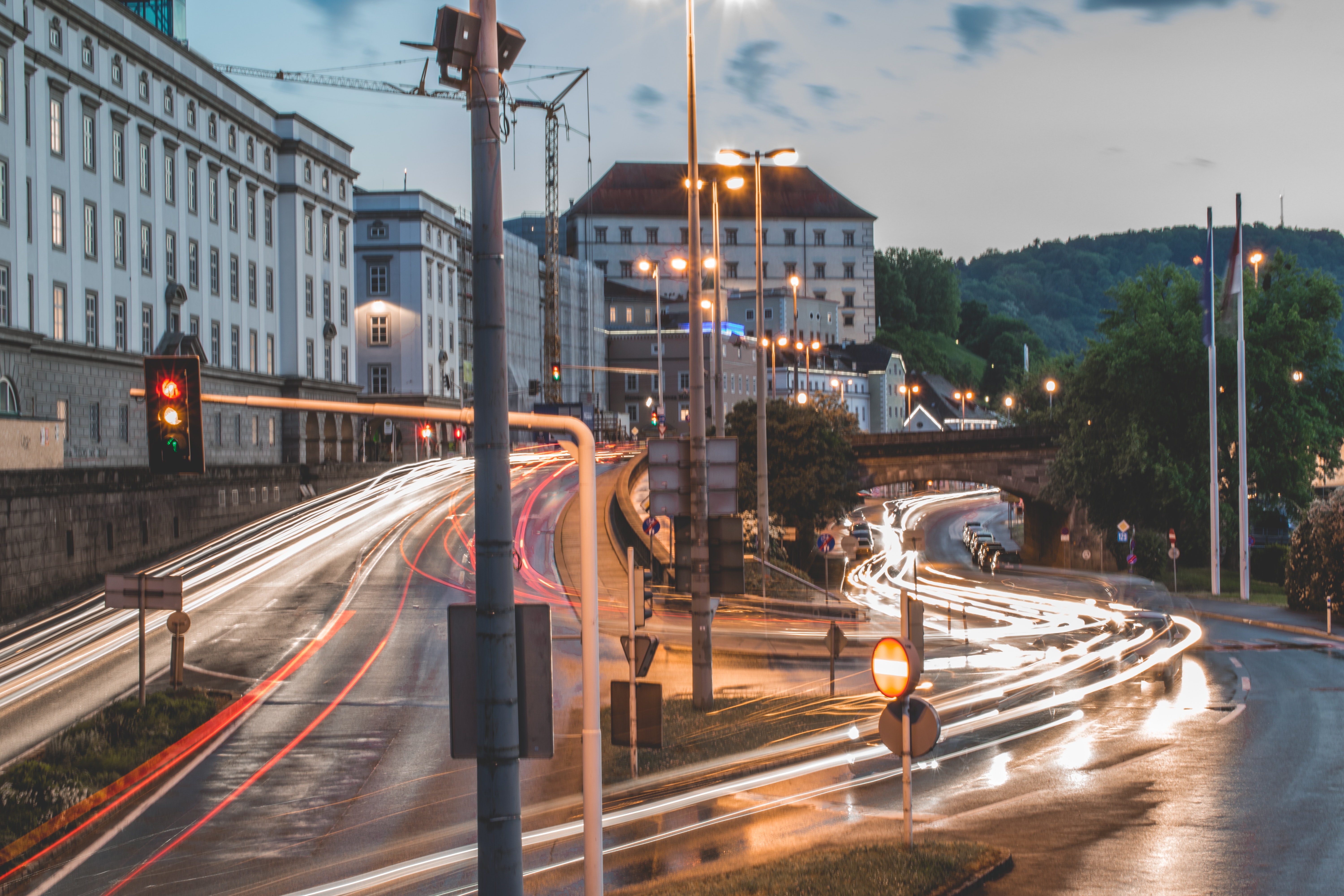 Photo of Kyiv - the capital of Ukraine in the evening